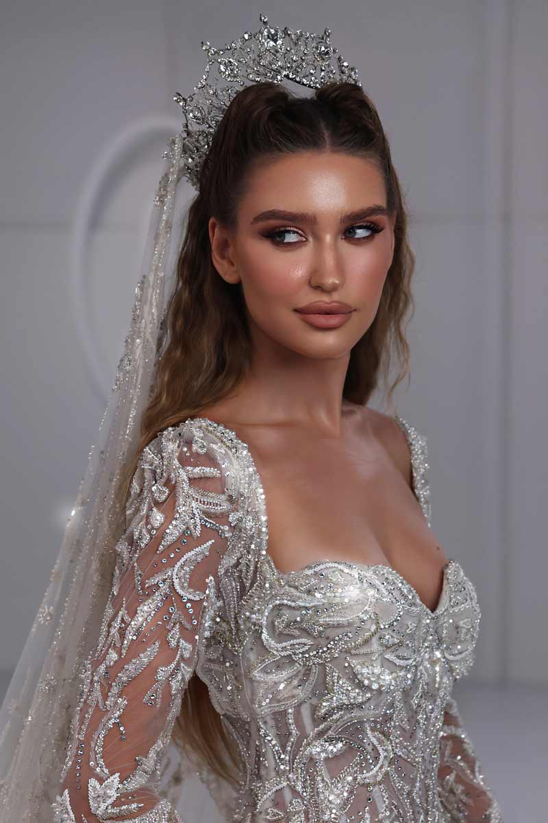 Beaded Bridal Gown