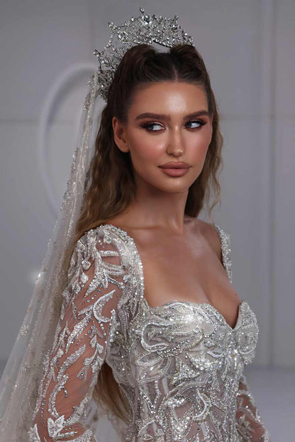 Beaded Bridal Gown