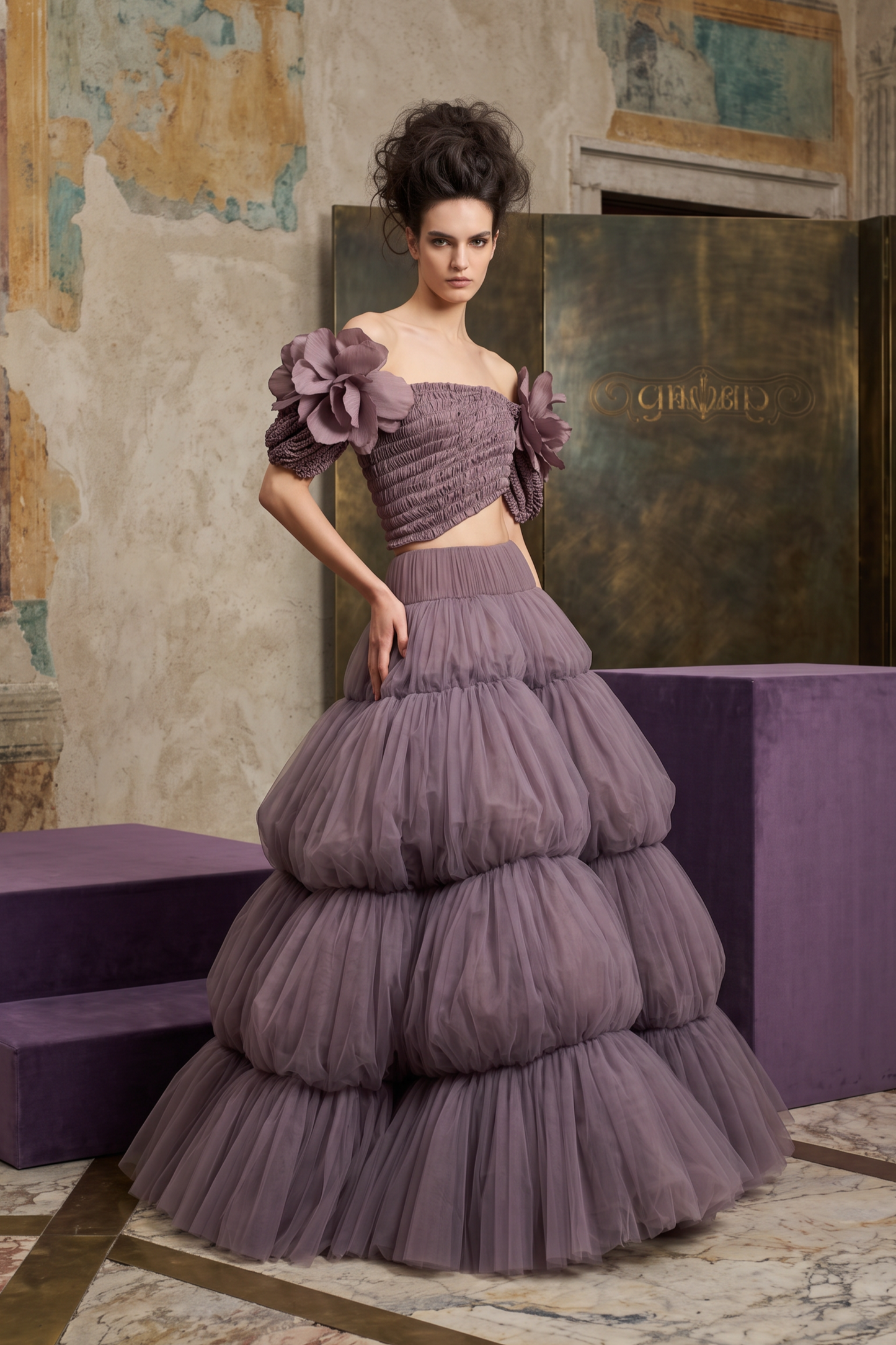 Off-Shoulder Gown