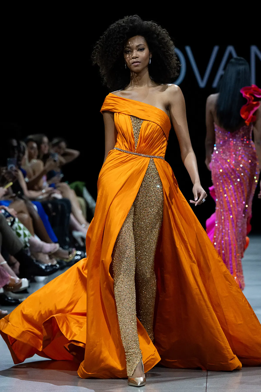 Beaded Café Jumpsuit