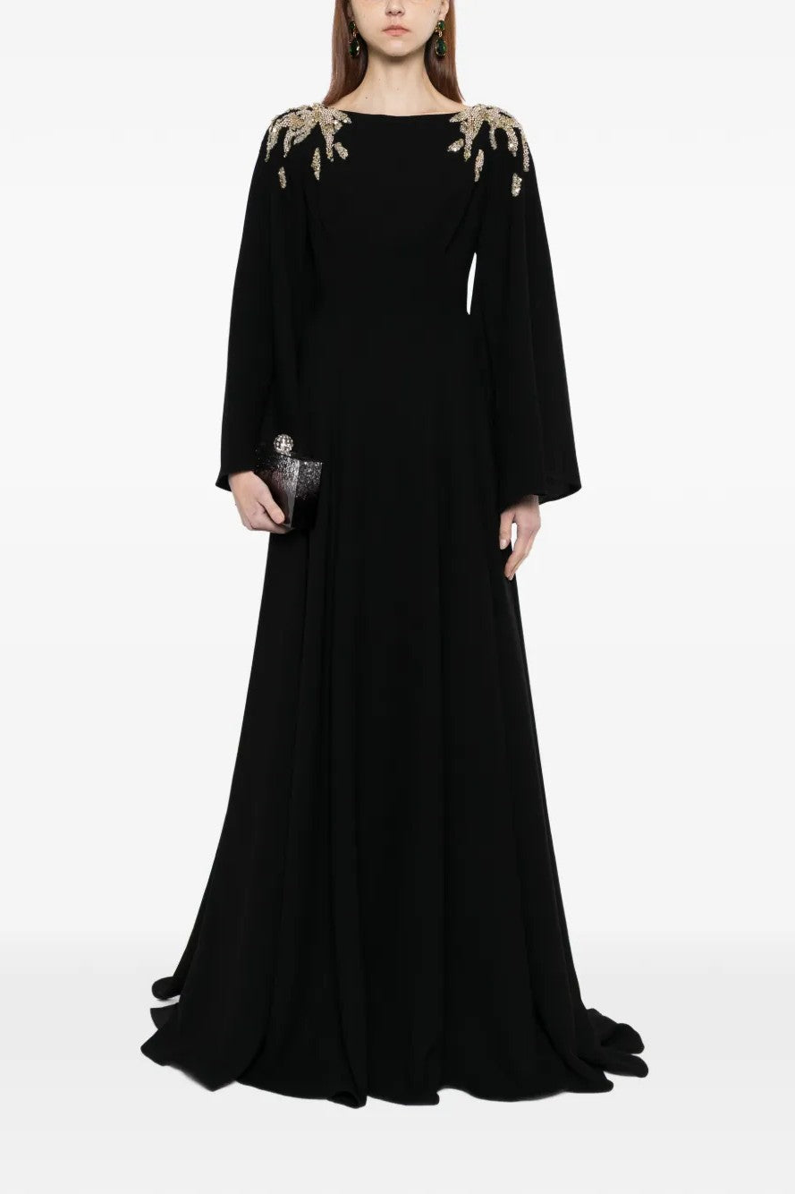 Embellished Long Sleeve Kaftan