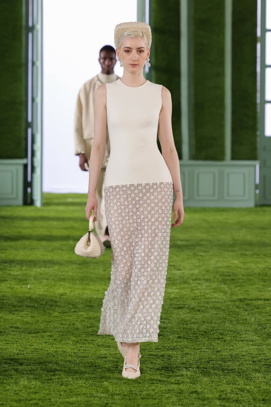 Fitted Crepe Dress