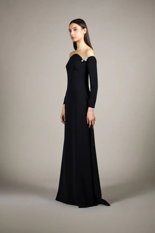 Long Sleeve Badal Dress