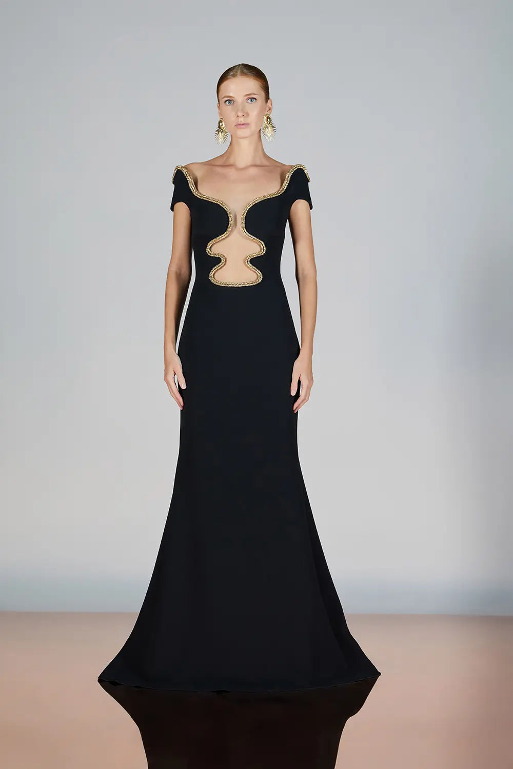 Off-Shoulder Balmori Gown