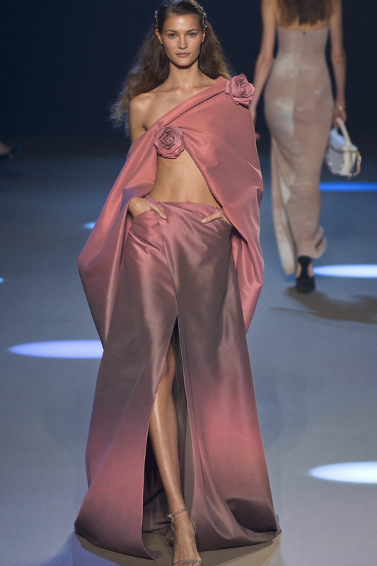 Gradient Floral 2-Piece Gown