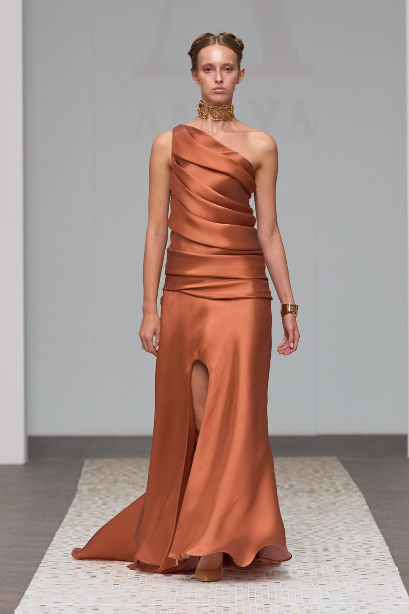Xyra One Shoulder Gown