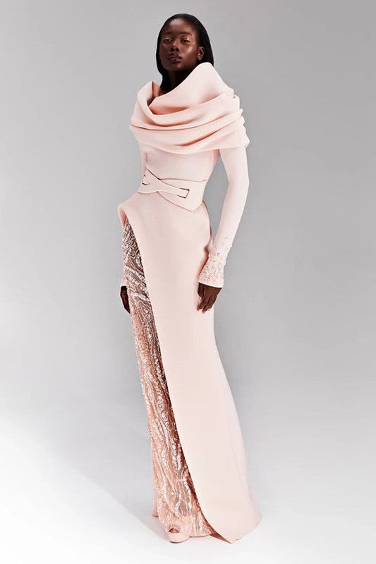 Dramatic Layered Gown