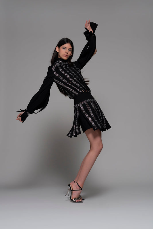 Domaso Long Sleeve Mini Dress
