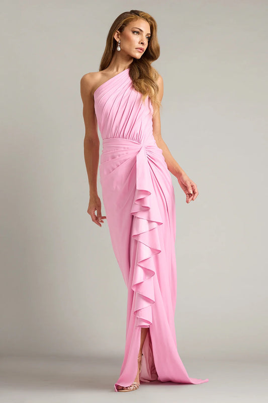 Lena Waterfall Drape Gown