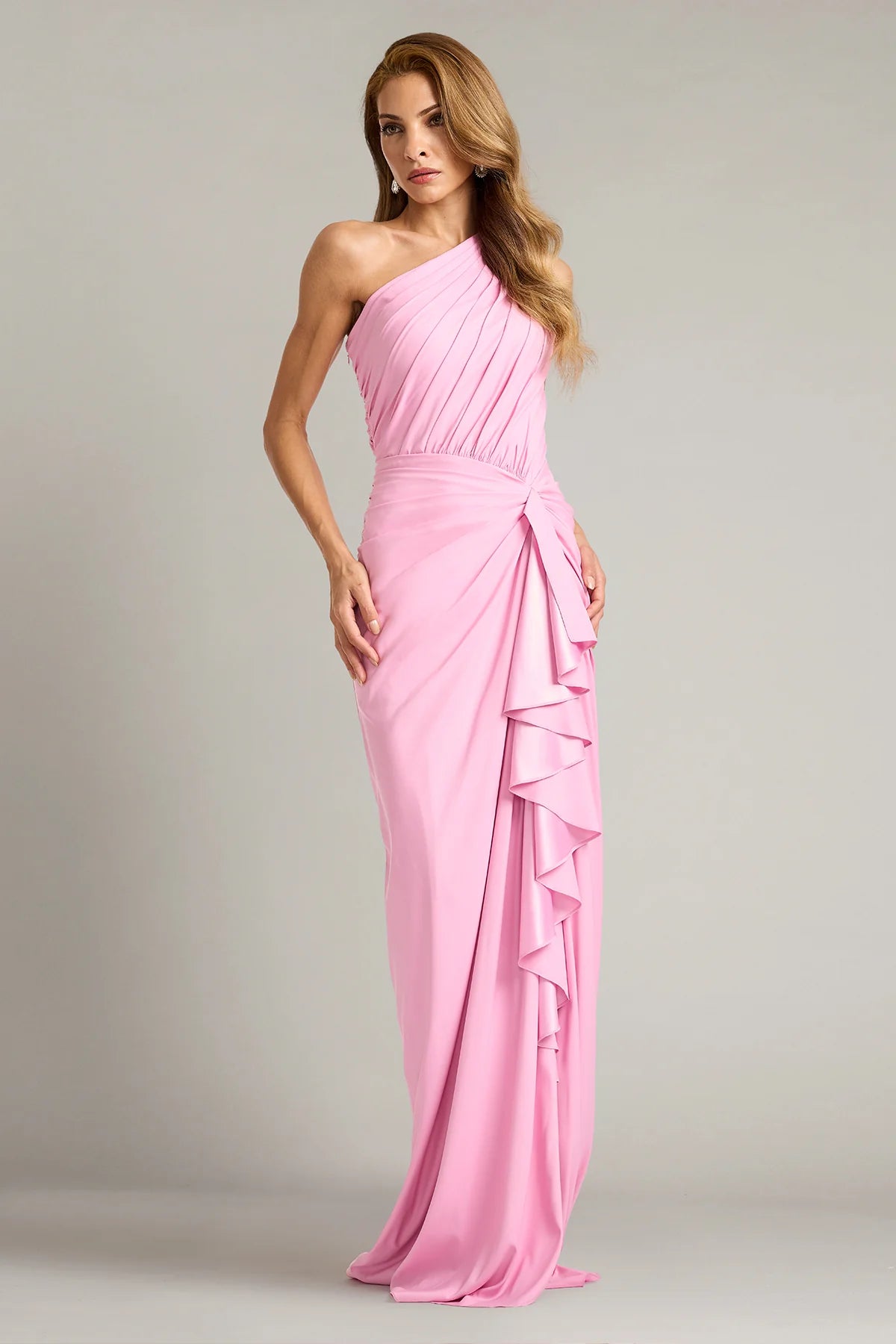 Lena Waterfall Drape Gown