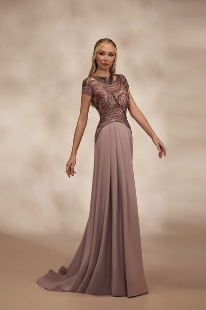 Cap Sleeve Rosewood Dress