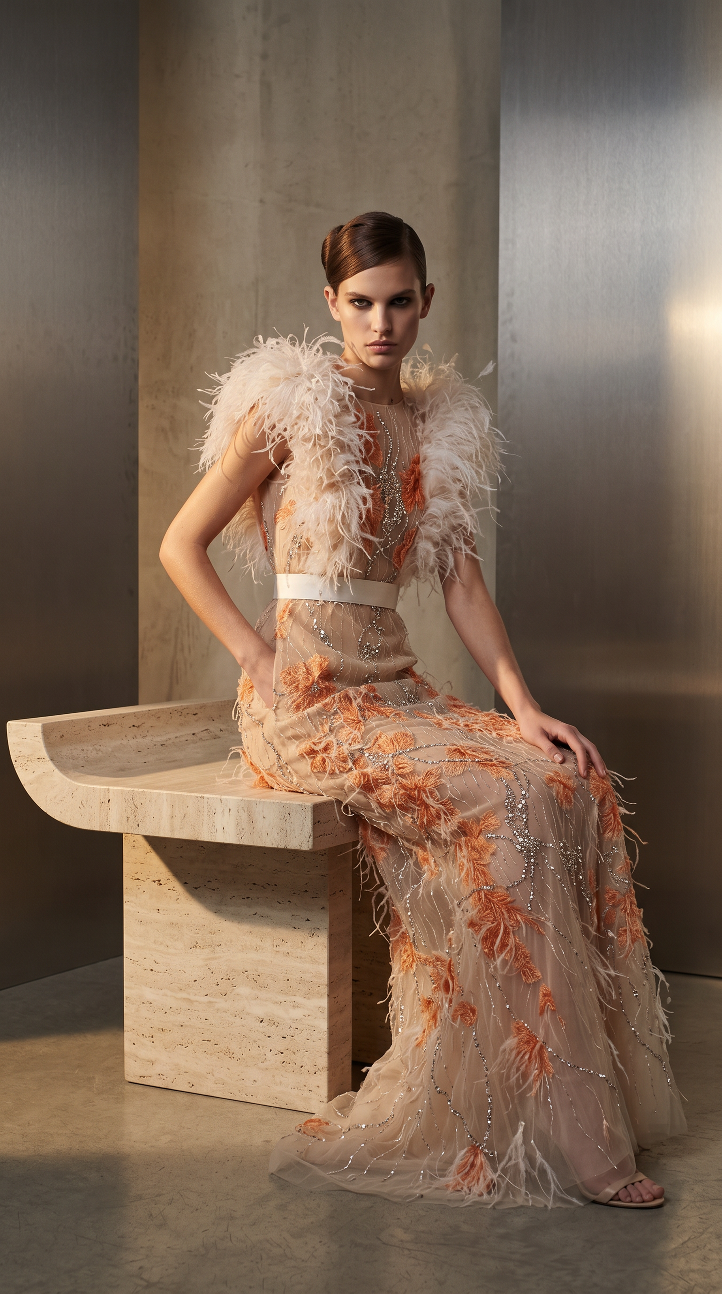 Sleeveless Evening Dress