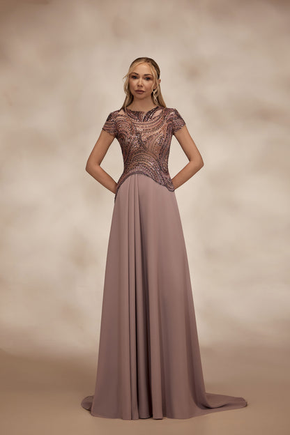 Cap Sleeve Rosewood Dress