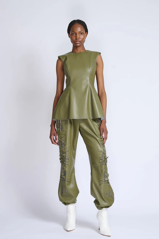 Jogger Pants with Embroidery