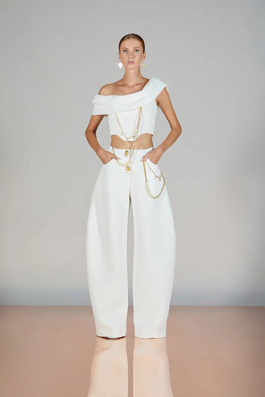 Off-Shoulder Baos Top & Pants