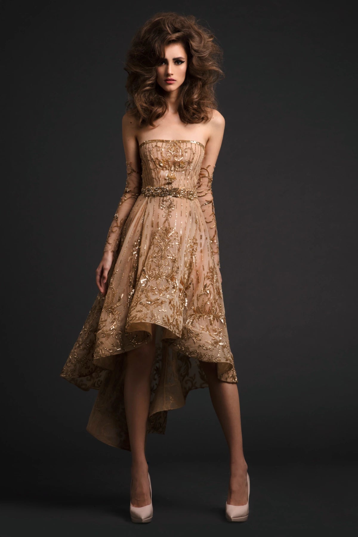 High Low Midi Dress