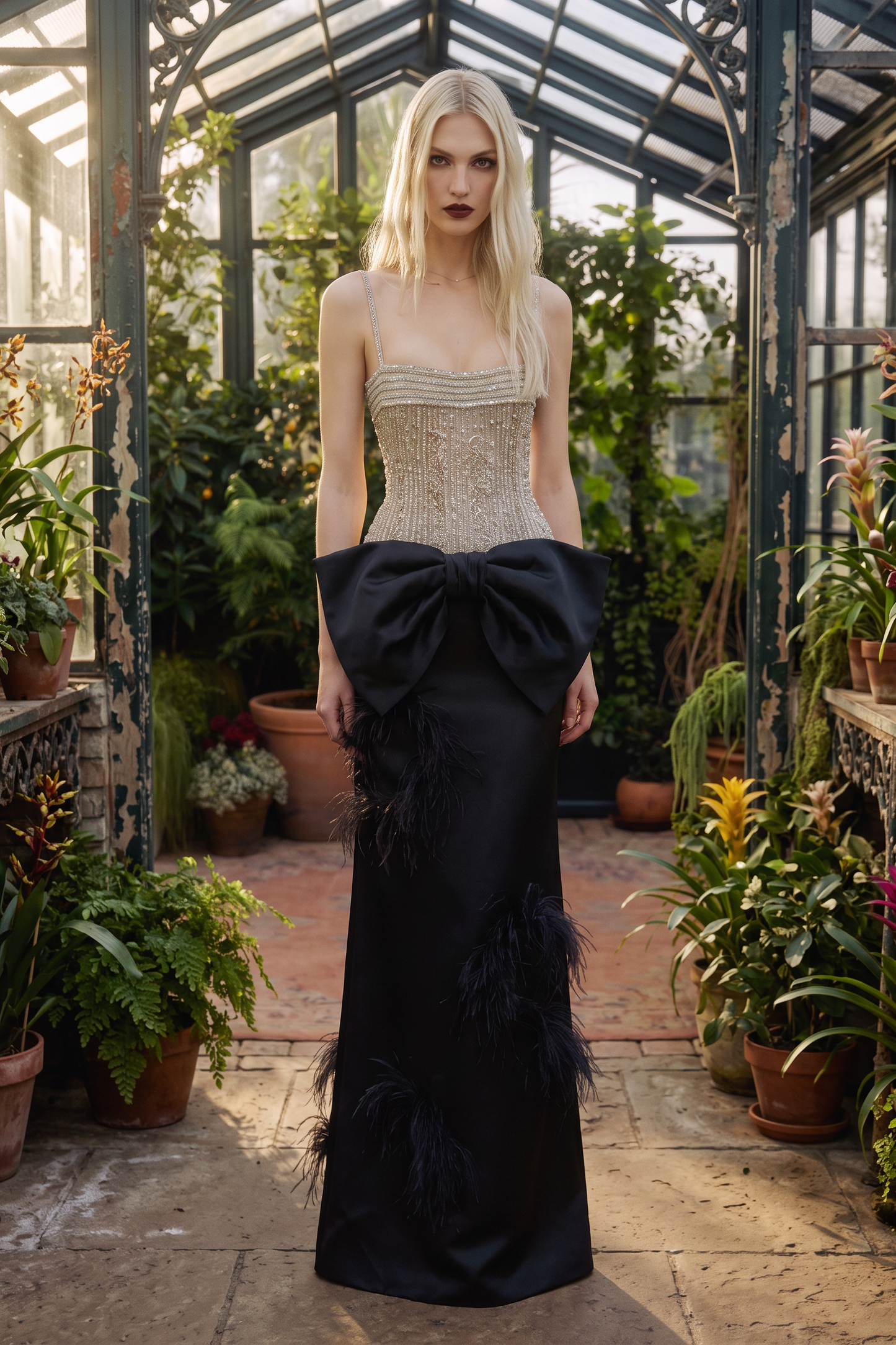 Sleeveless Evening Dress