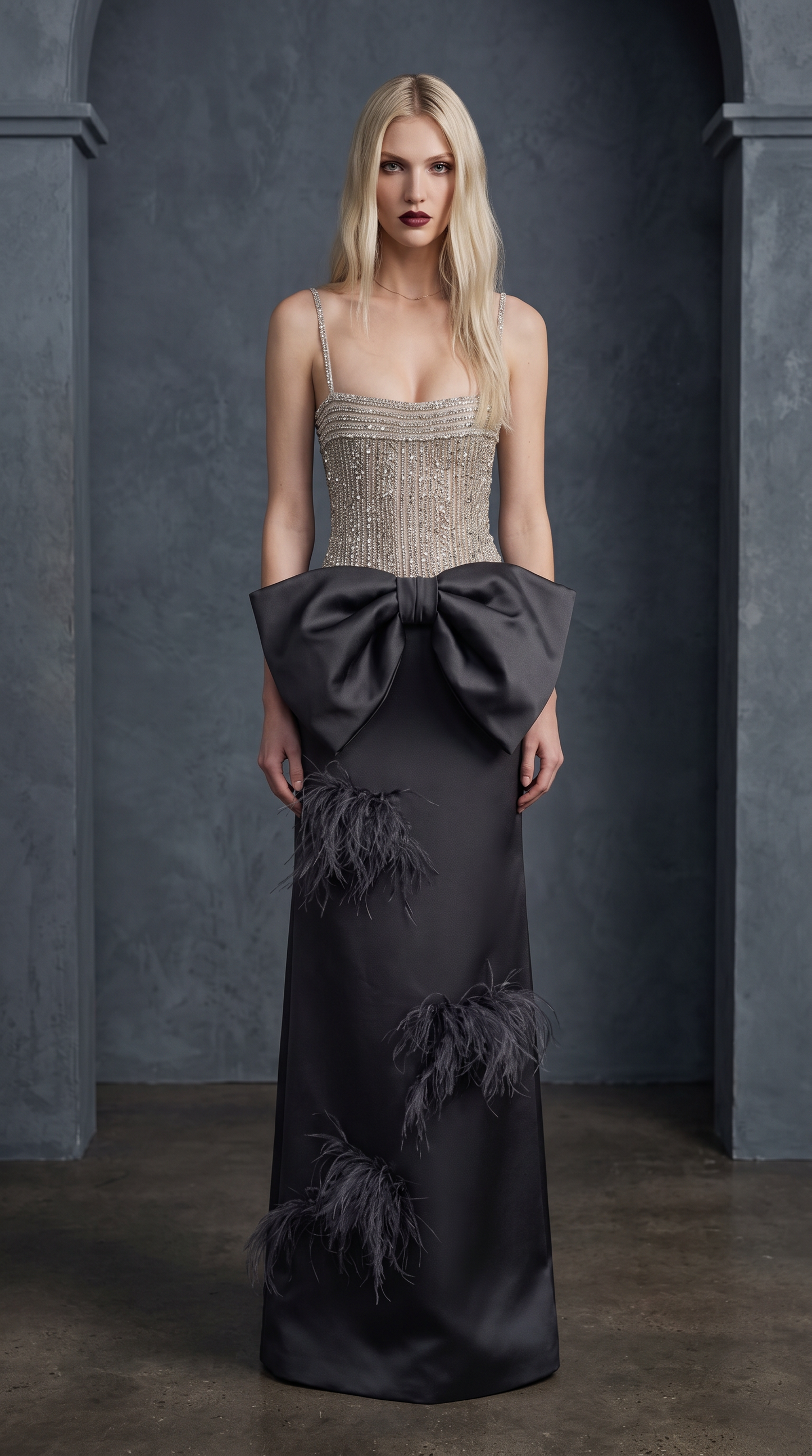 Sleeveless Evening Dress
