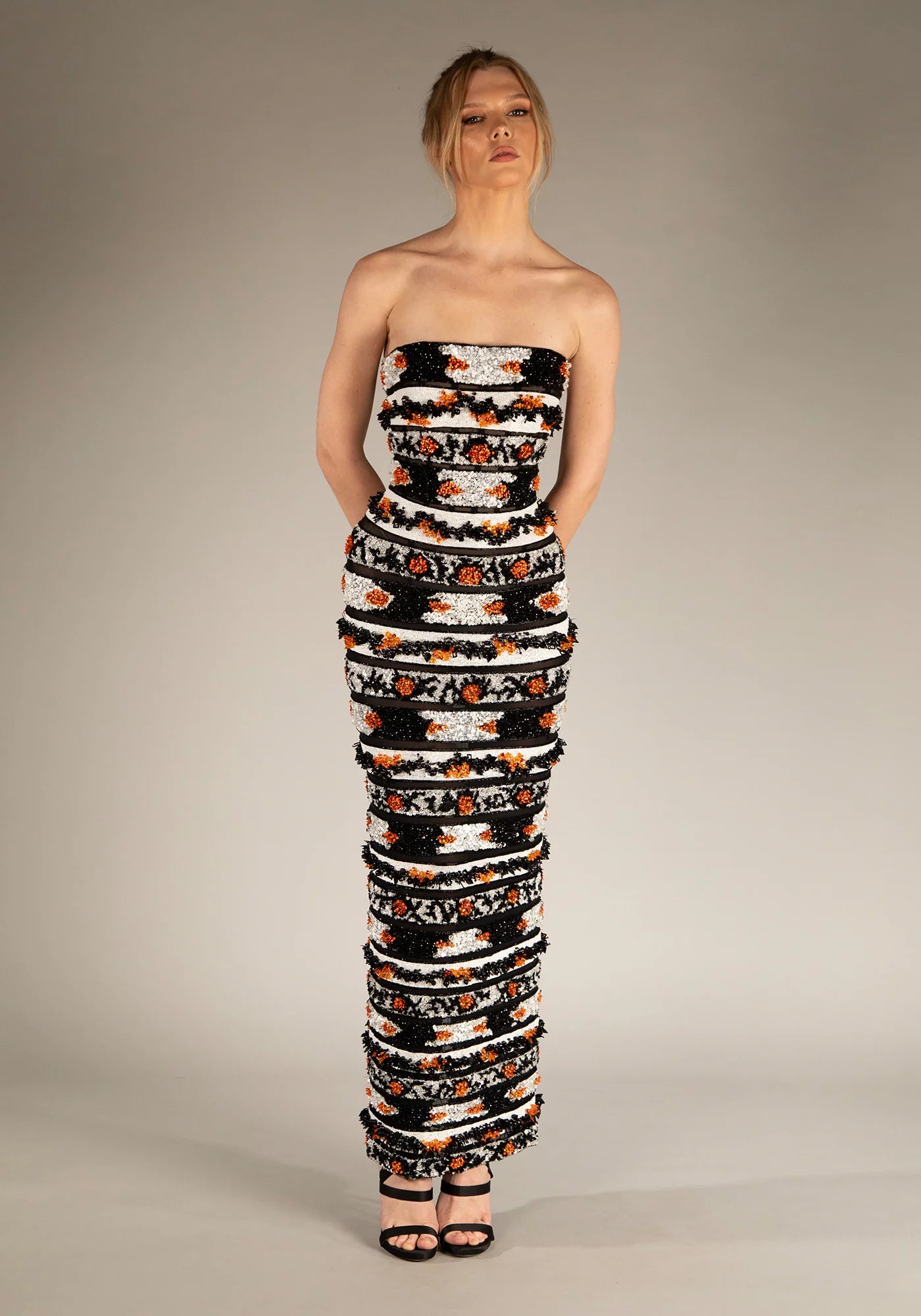 Strapless Ankle Dress