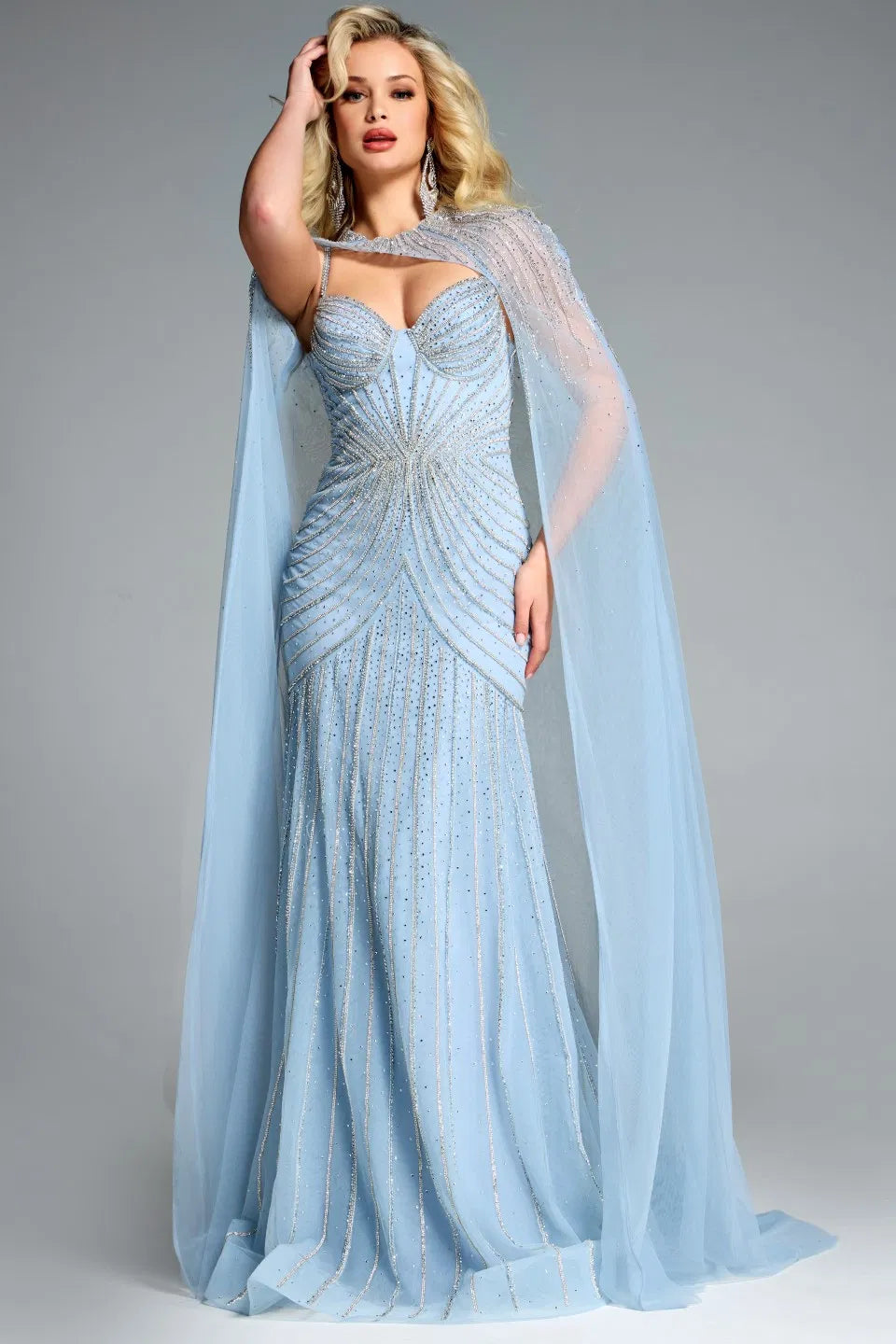 Embellished Sweetheart Gown