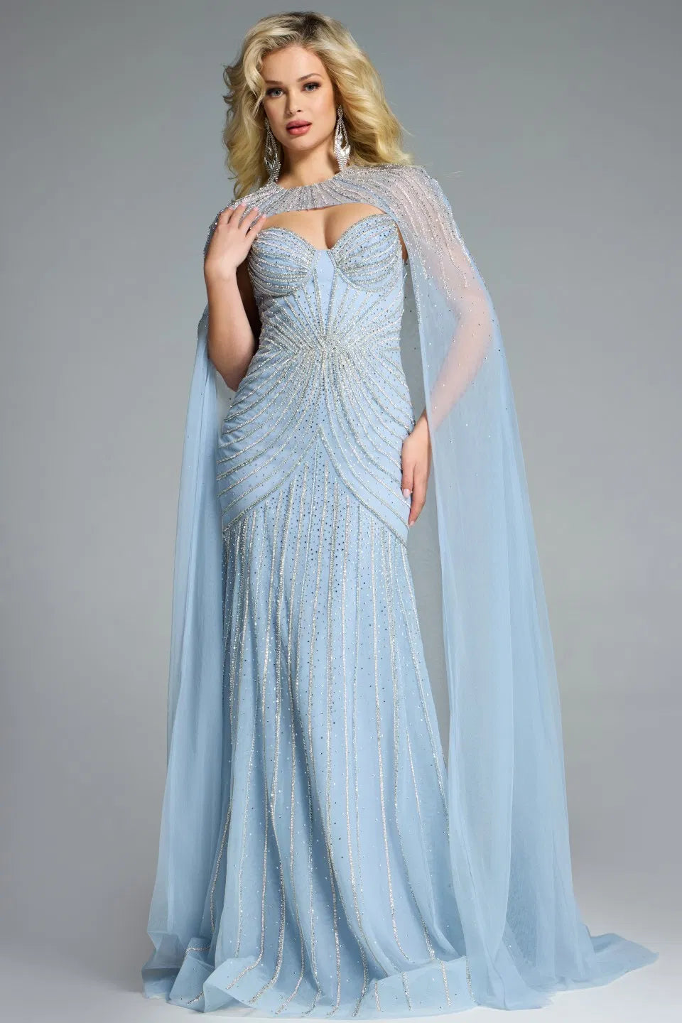 Embellished Sweetheart Gown