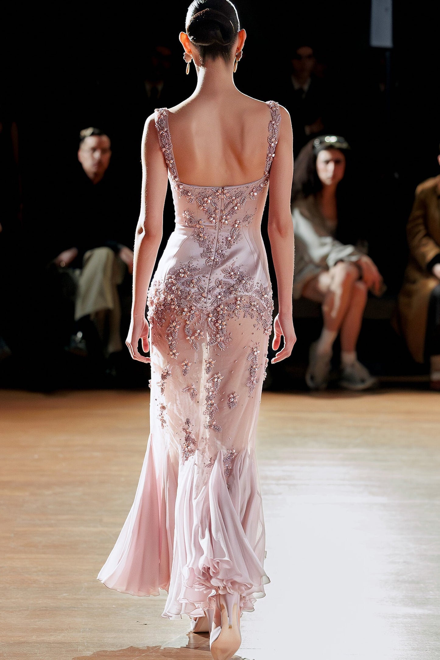 Sleeveless Embellished Maxi Dress