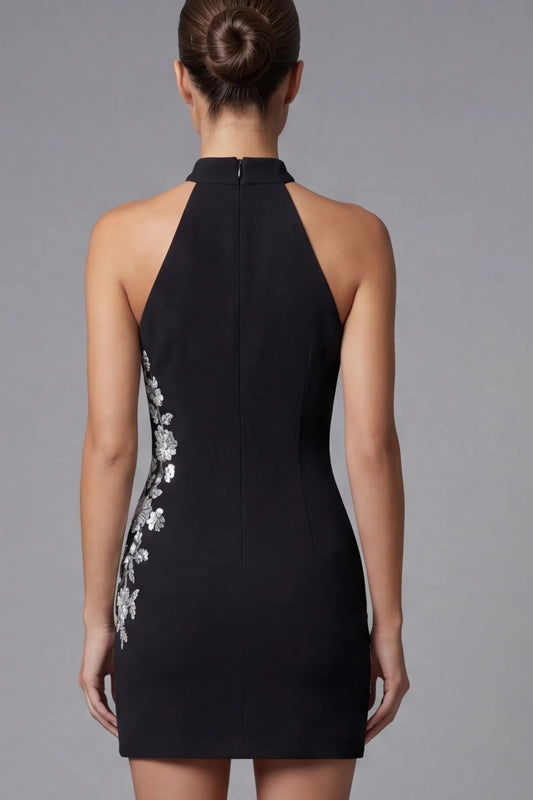 Halter Neck Mini Dress