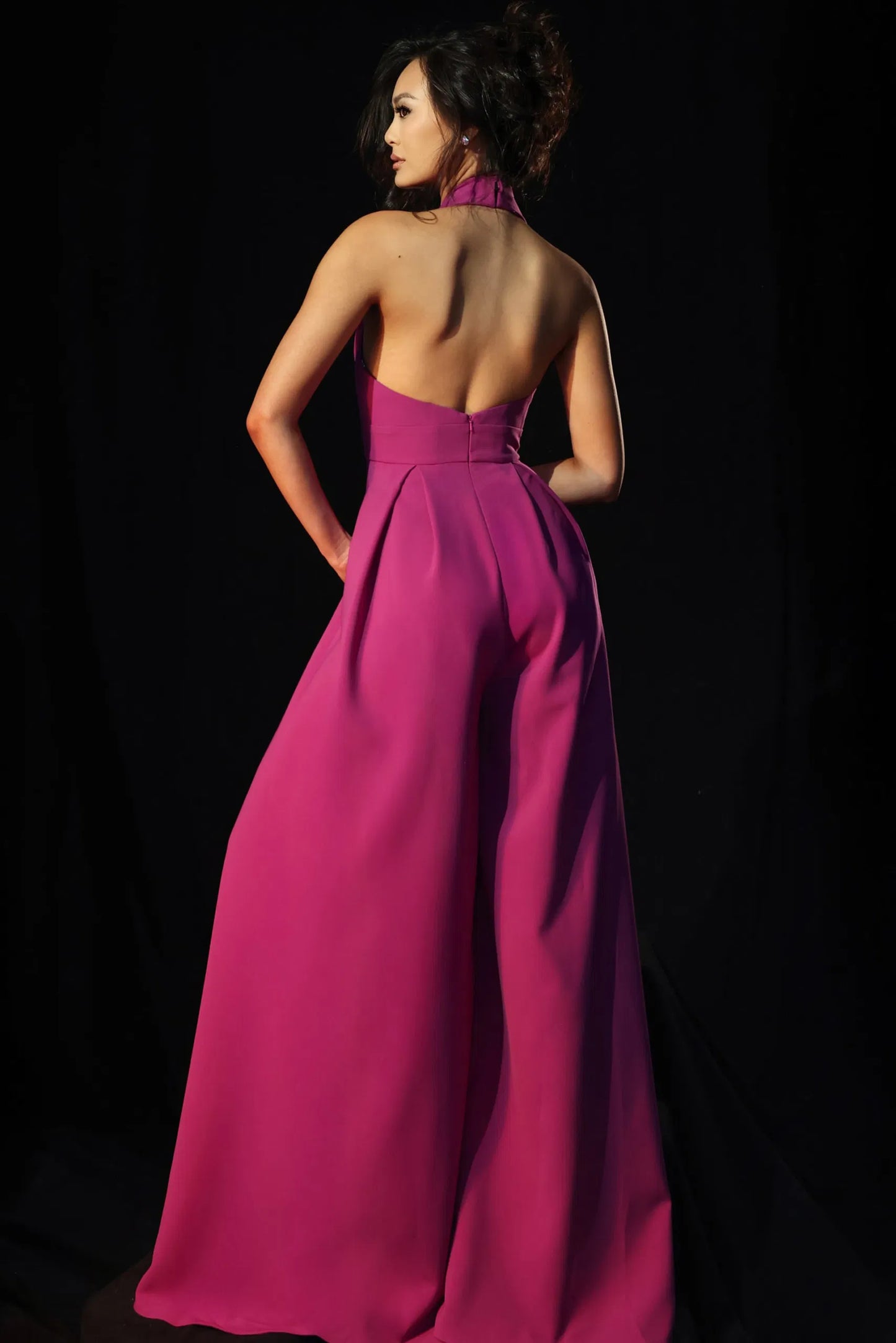 Halter Wide Leg Jumpsuit