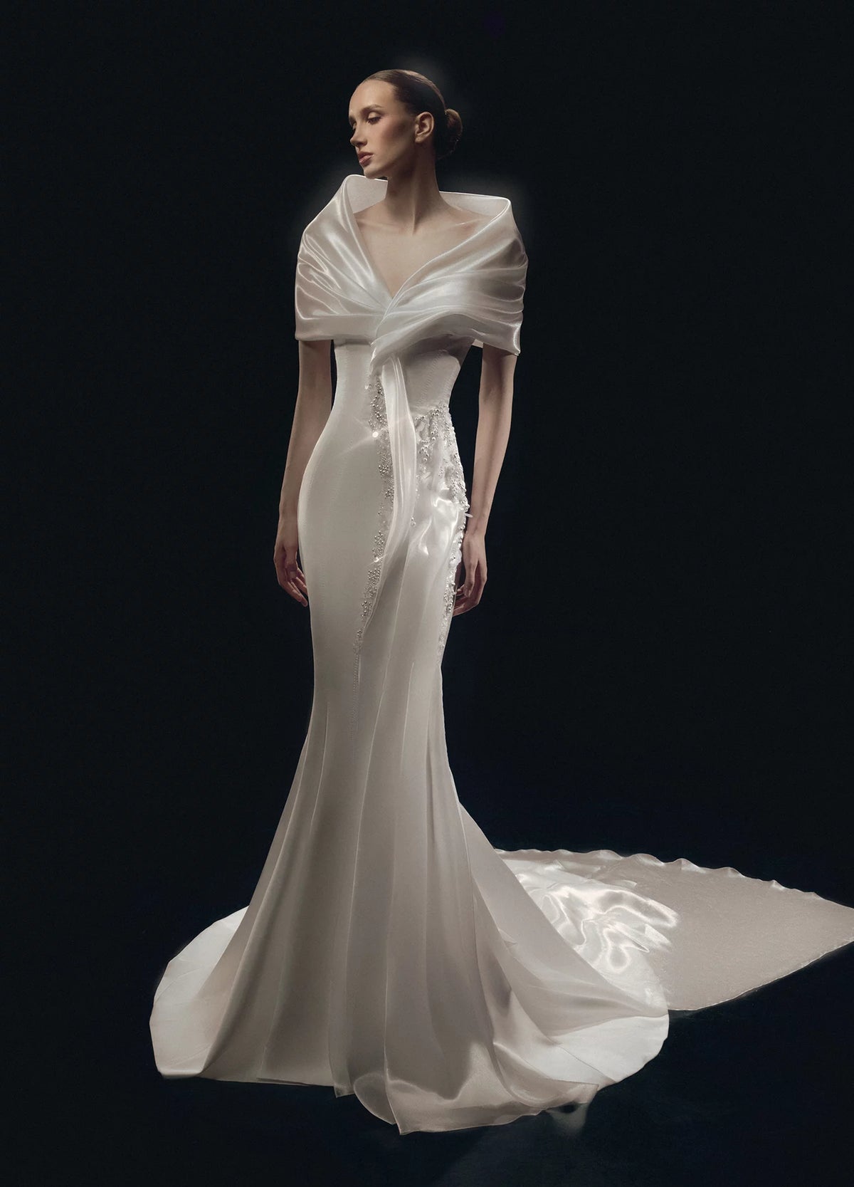 Off-Shoulder Mermaid Gown