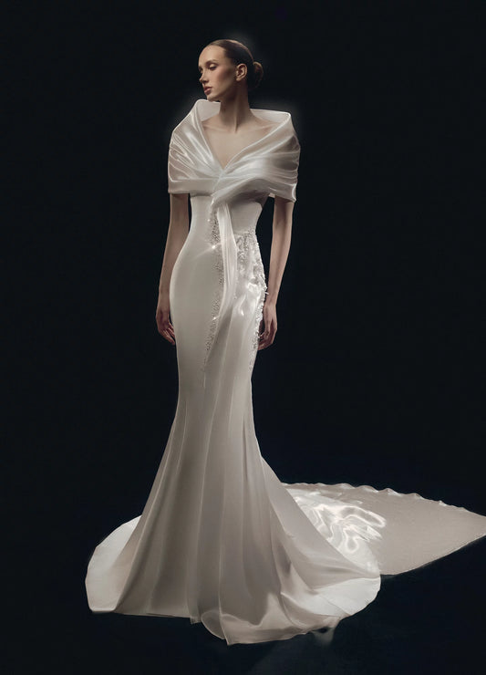 Off-Shoulder Mermaid Gown