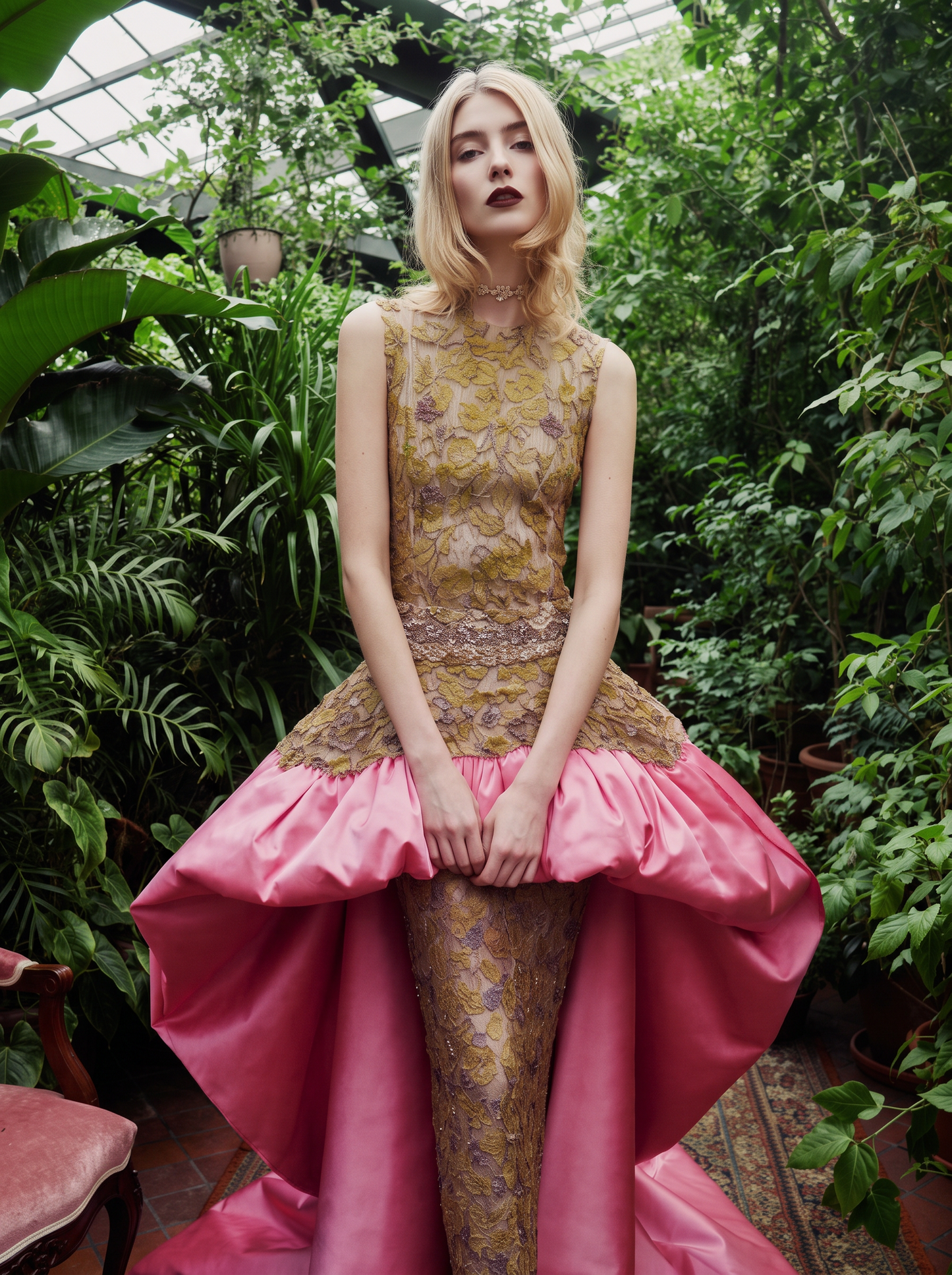 Sleeveless Evening Gown