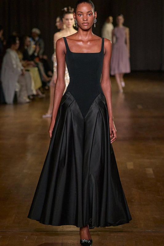 Sleeveless Pleated Maxi Dress