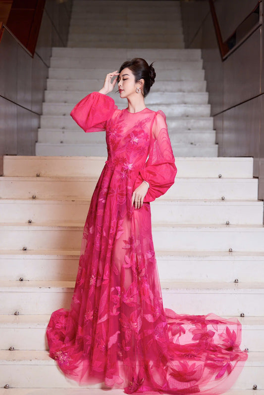 Bloom Long Sleeve Gown