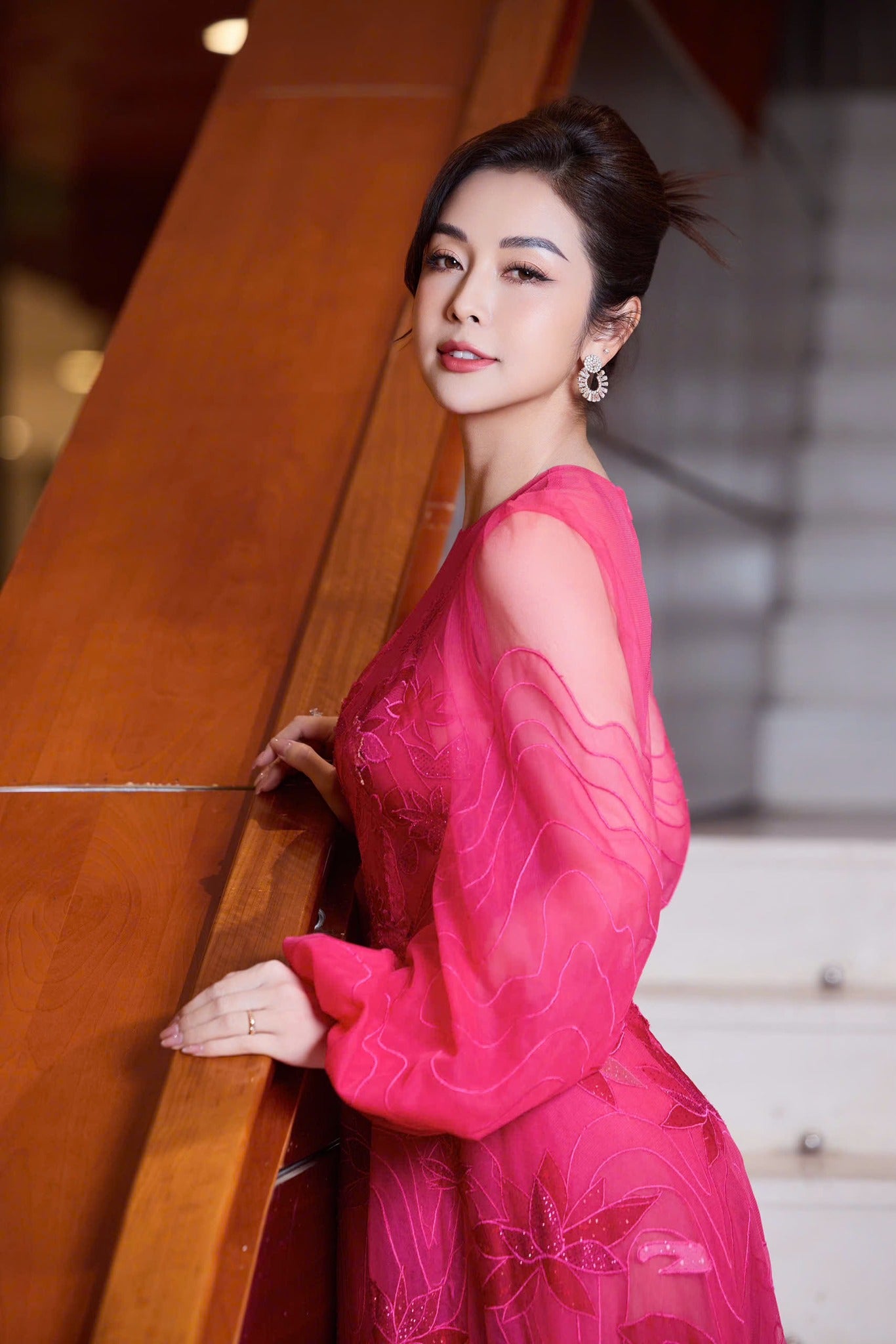 Bloom Long Sleeve Gown