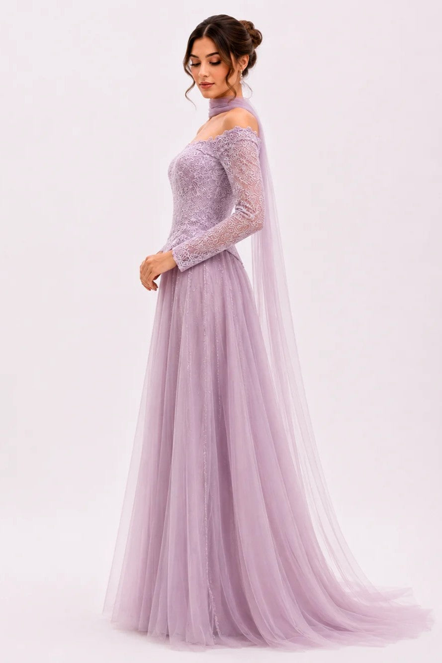 Lace Corset Set and Layered Tulle Skirt