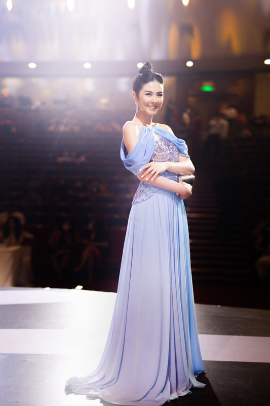 Obsidian Charm Gown