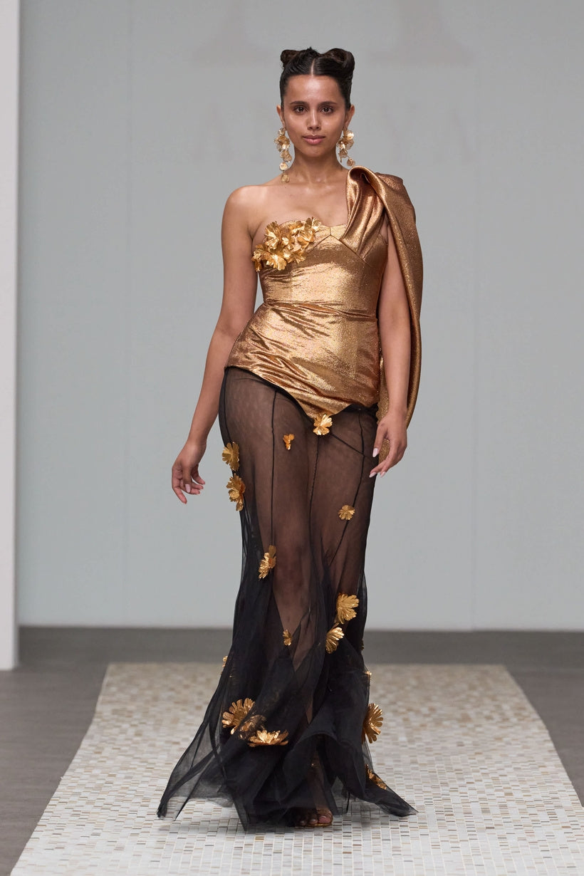 Dana One Shoulder Gown