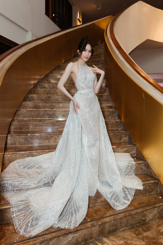 Starlight Halter Neck Gown