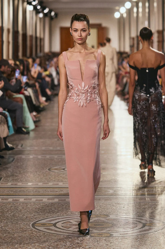 Plunge Neck Dress
