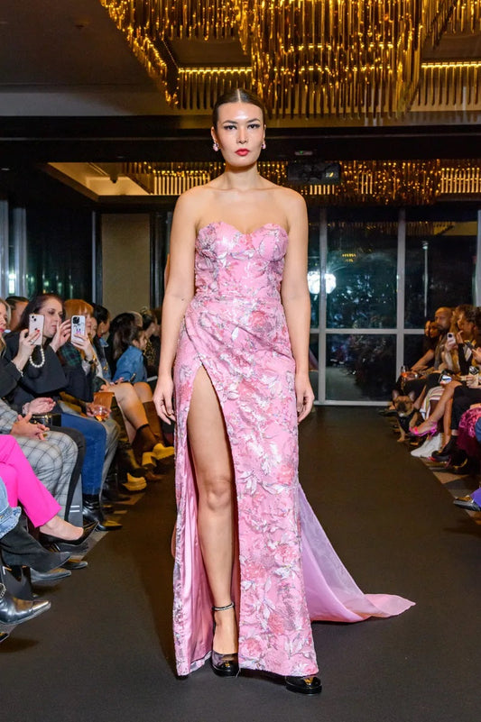 Claire Sequin Gown