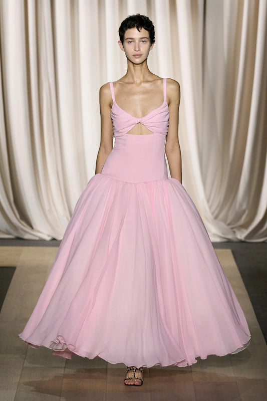 Sleeveless Open-Back Gown