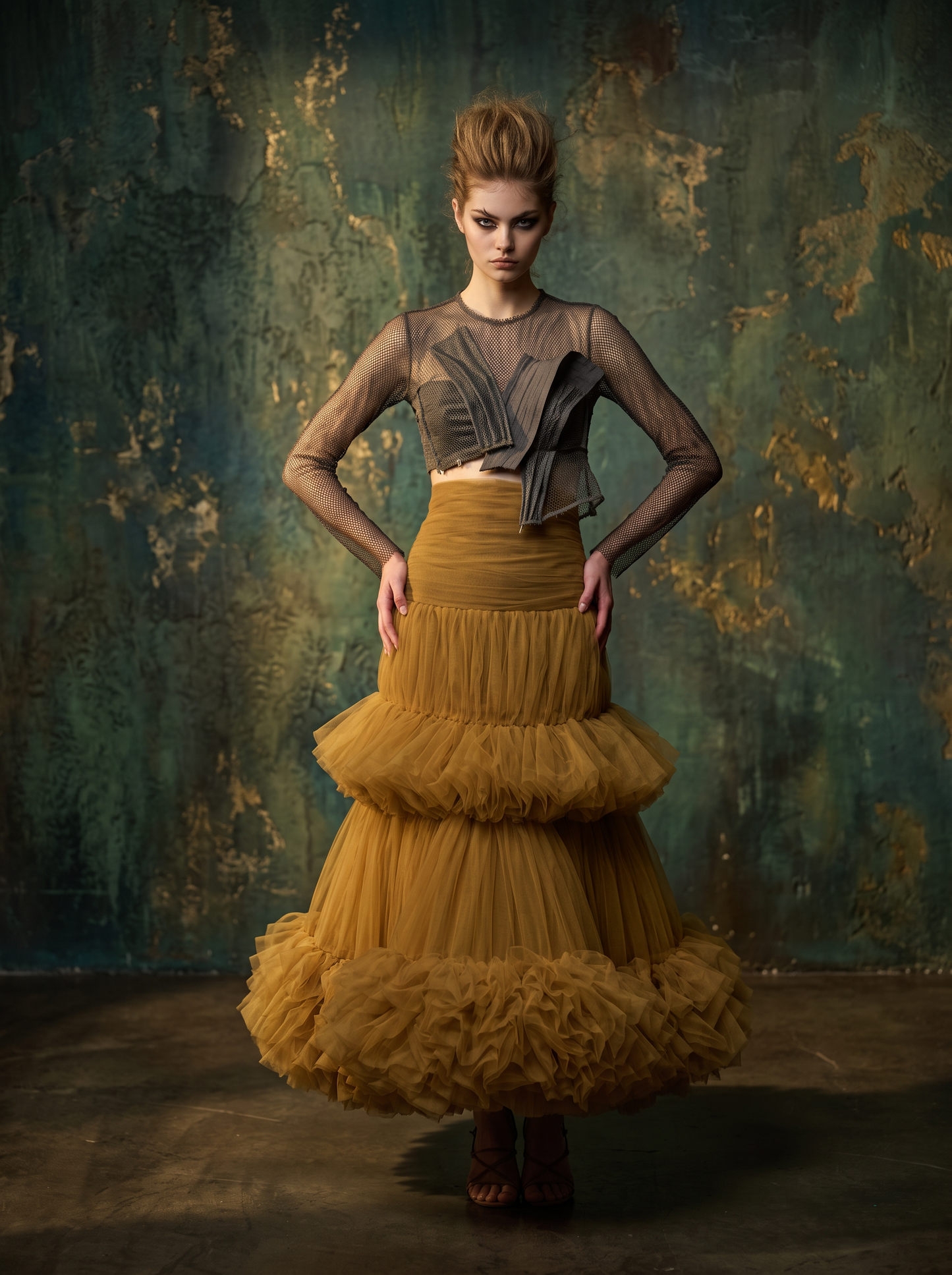 Long Sleeve Evening Dress