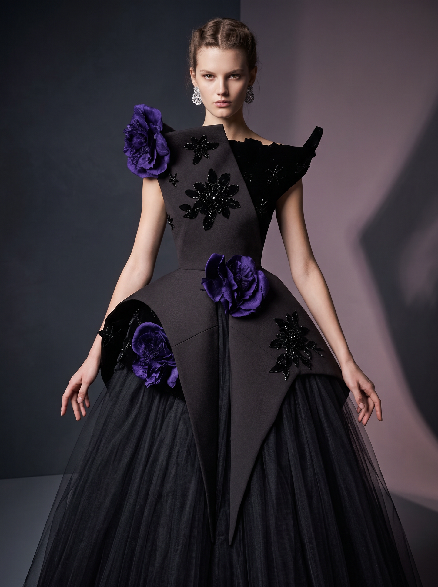 Structured Evening Gown