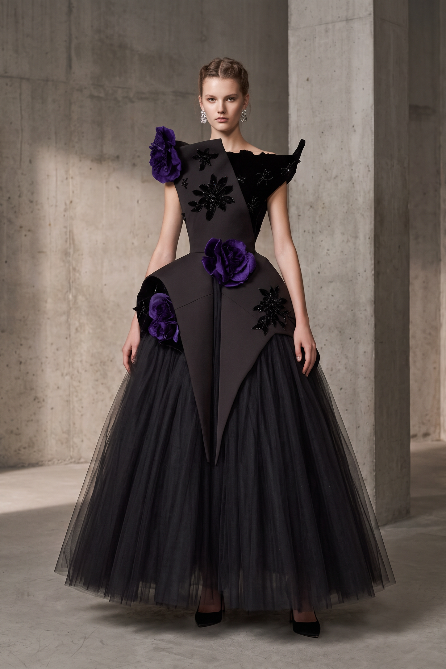 Structured Evening Gown