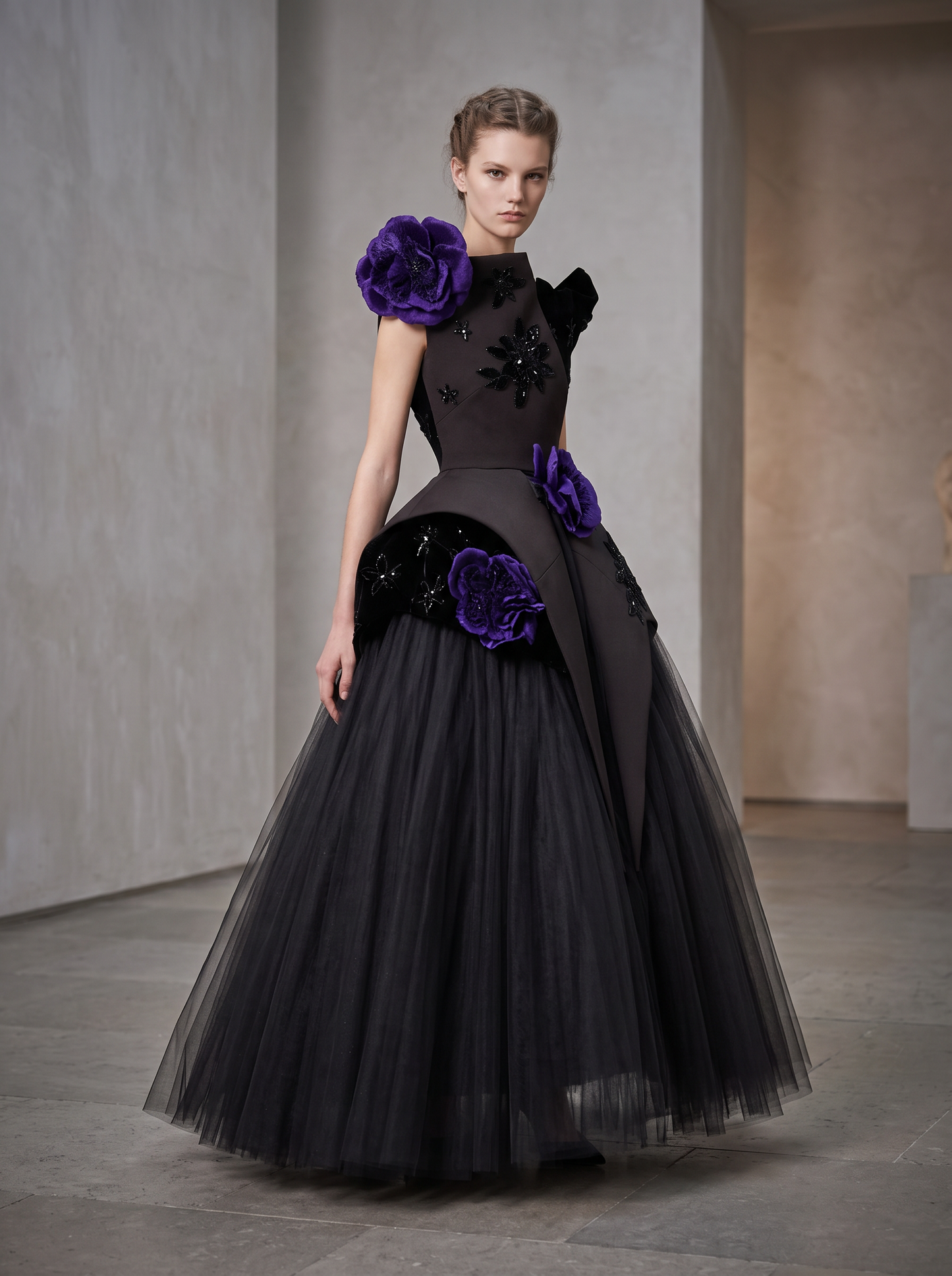 Structured Evening Gown
