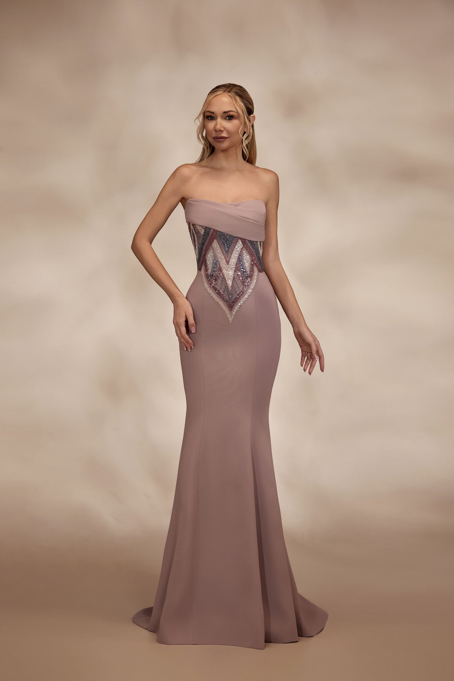 Rosewood Strapless Mermaid Dress