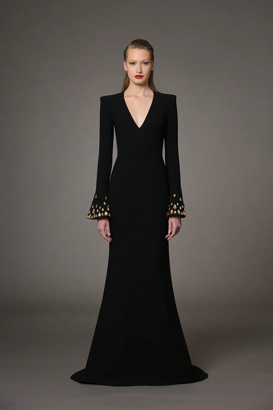 Long Bell Sleeve Dress