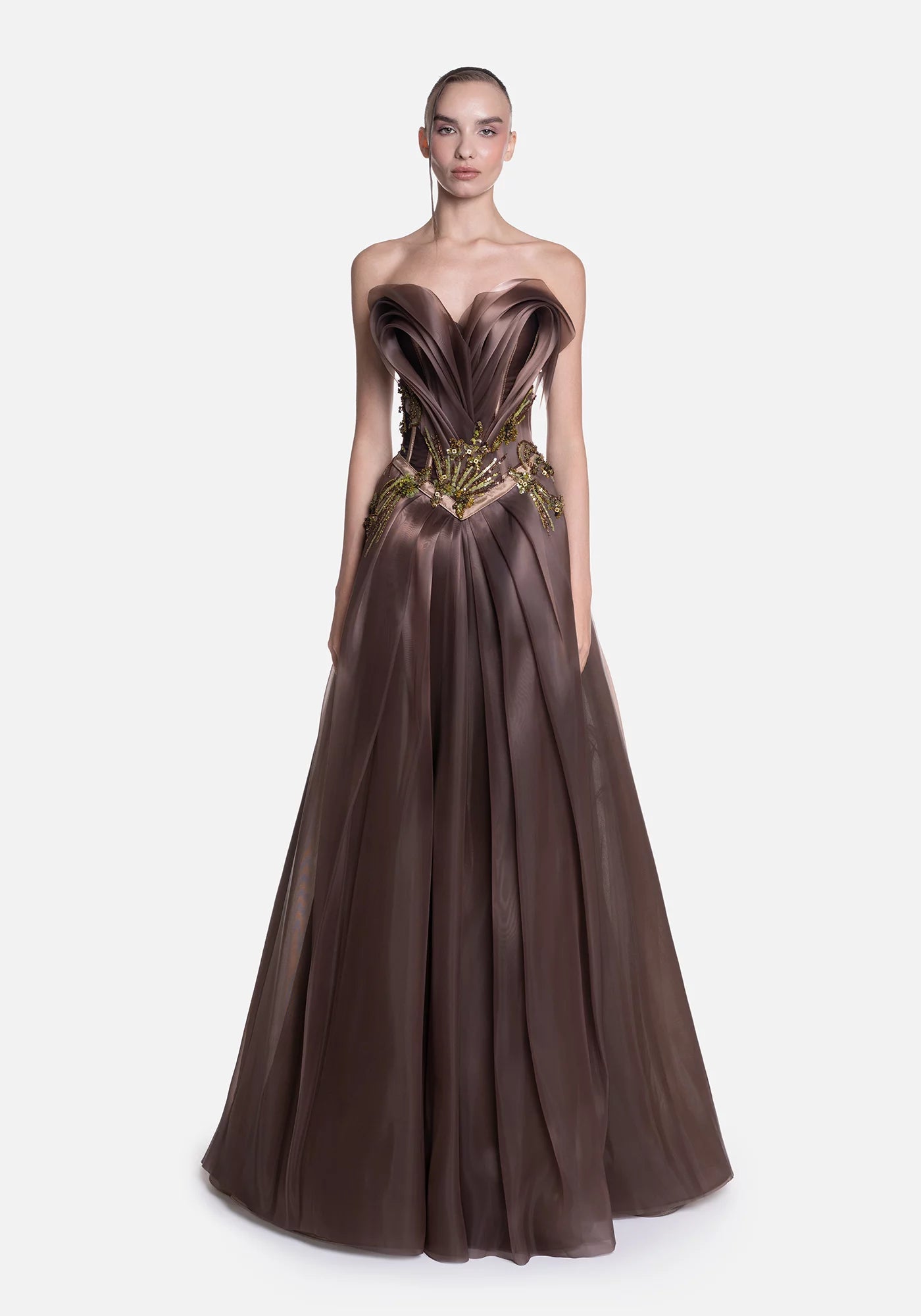 Strapless Evening Gown