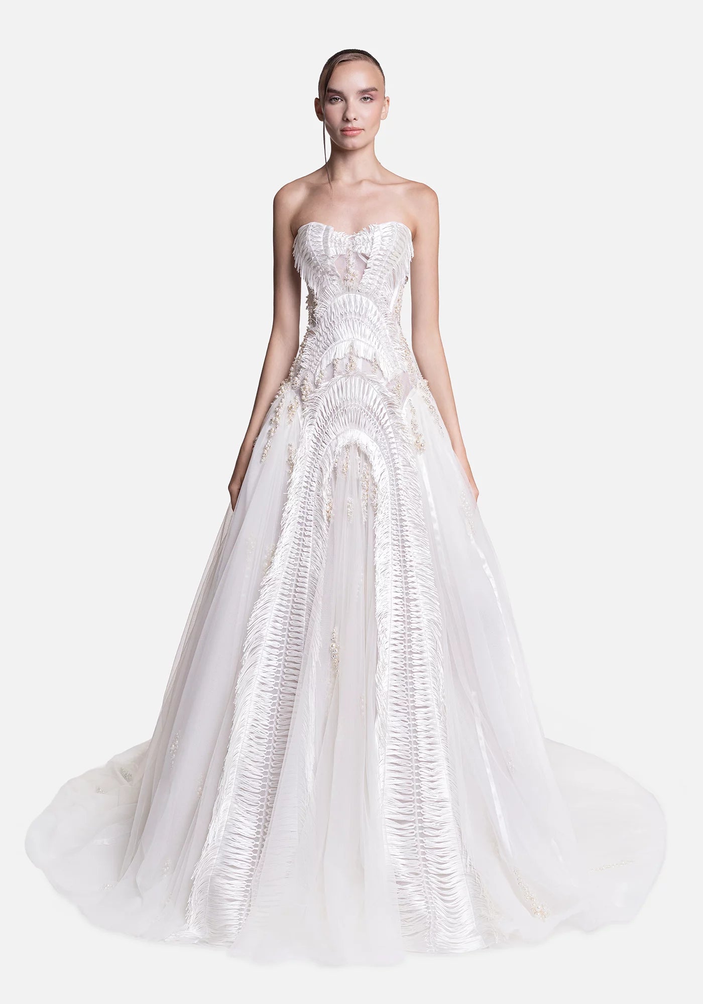 Strapless Tulle Ballgown