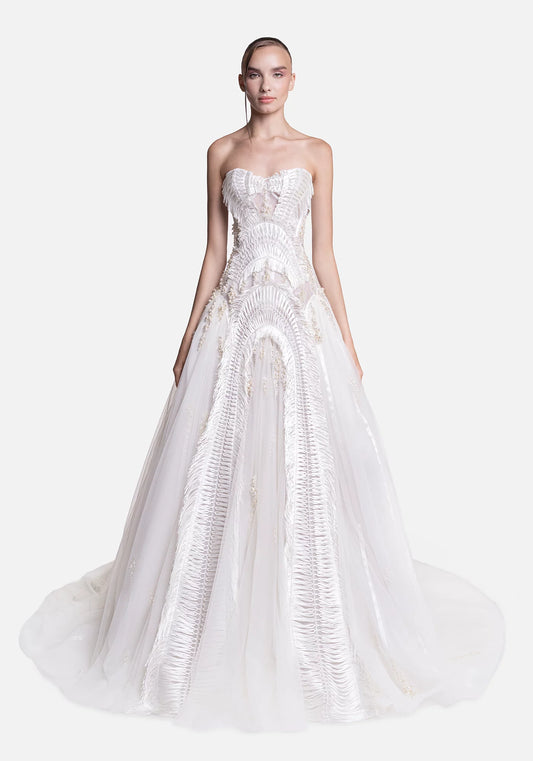 Strapless Tulle Ballgown